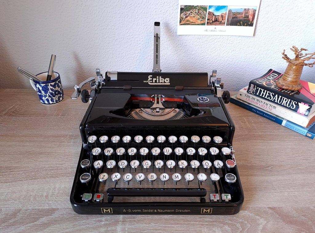 Erika Model M Typewriter, New Platen
