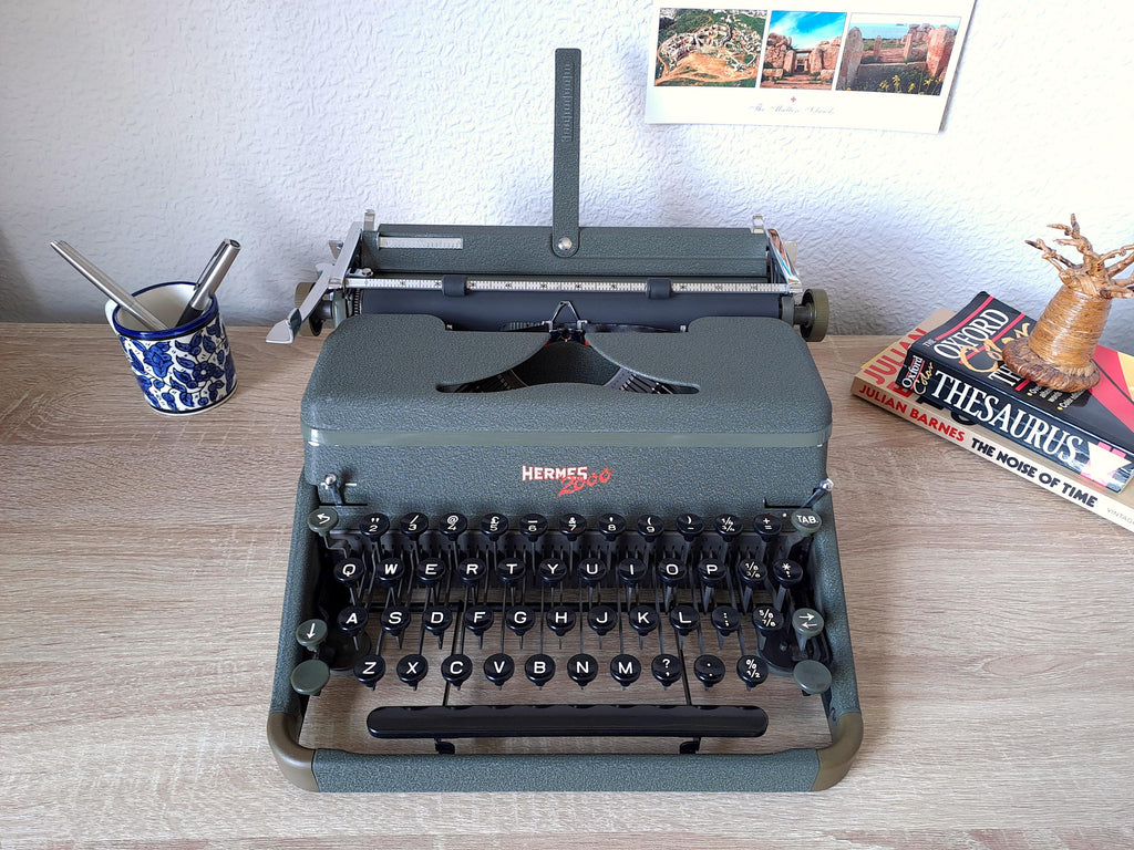Hermes 2000 Typewriter, New Platen