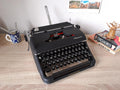 Olympia SM2 Black Typewriter, New Platen