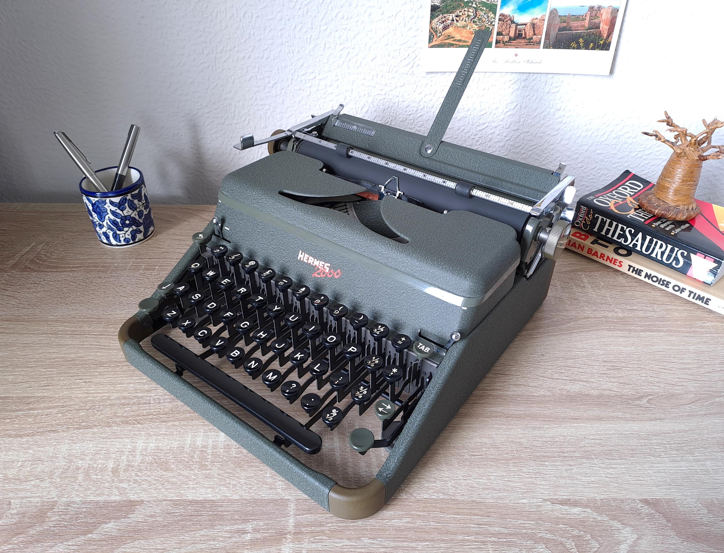 Hermes 2000 Typewriter, New Platen