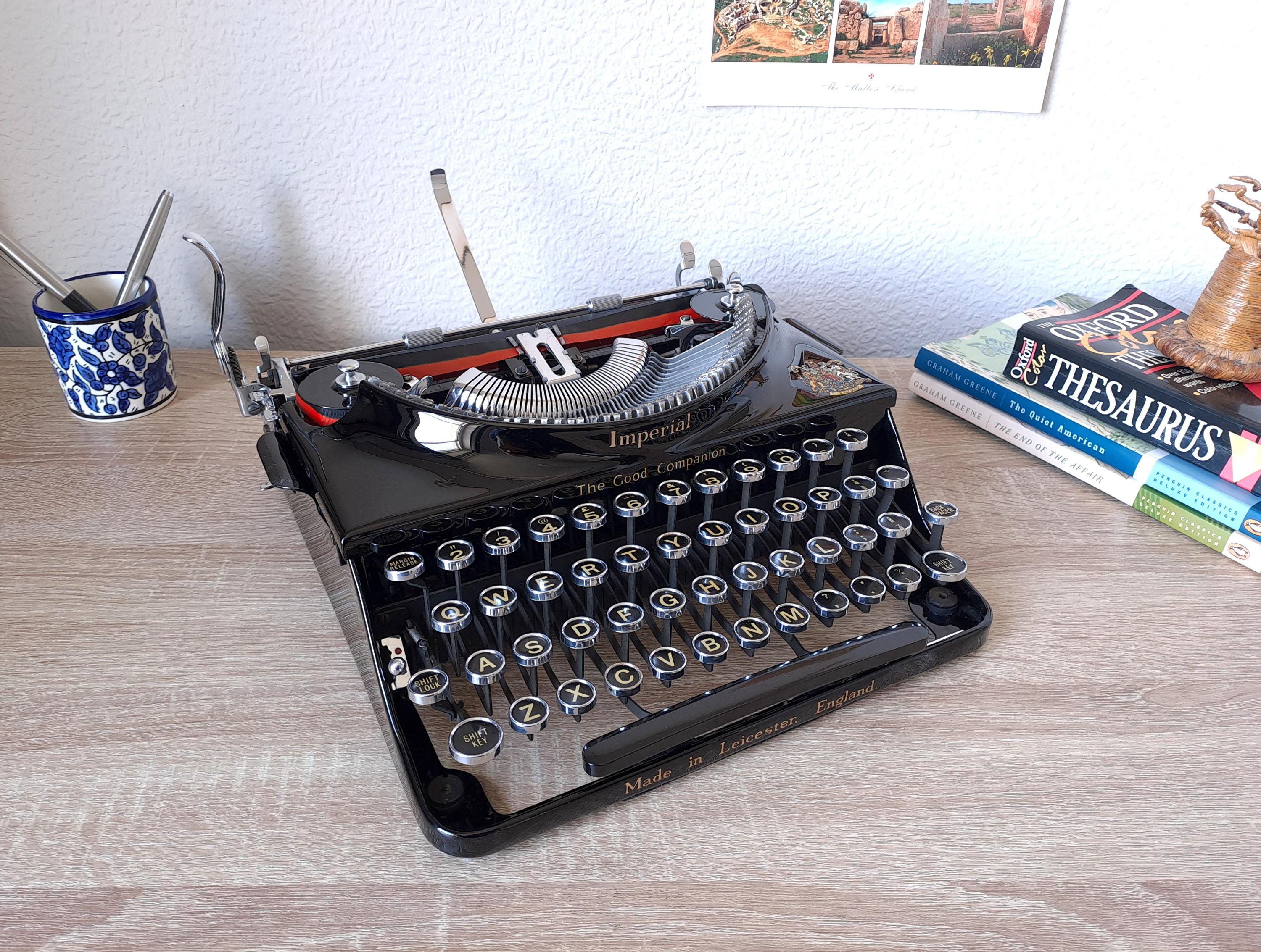 Imperial Good Companion Typewriter, New Platen