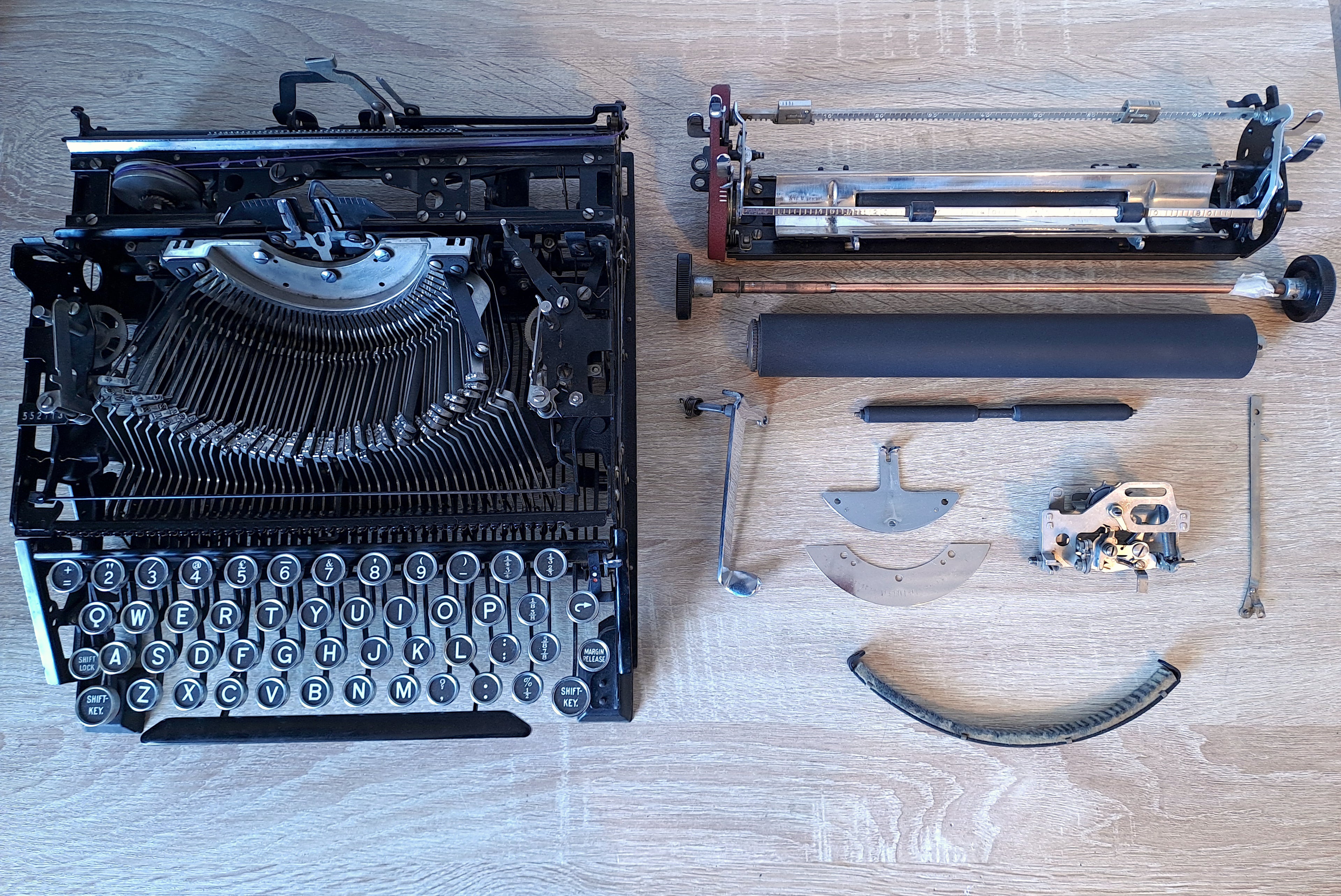 Blue Bird 18 Typewriter