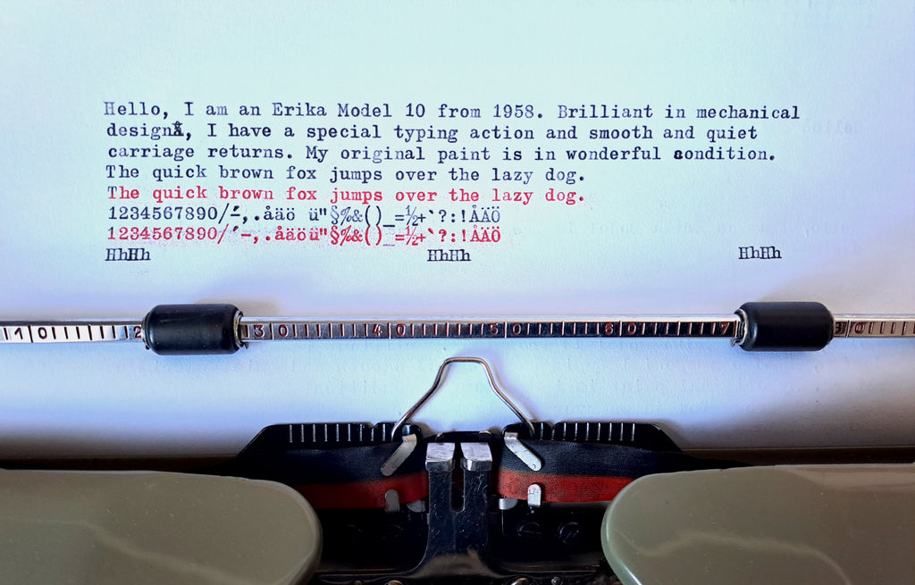 Erika Model 10 Typewriter