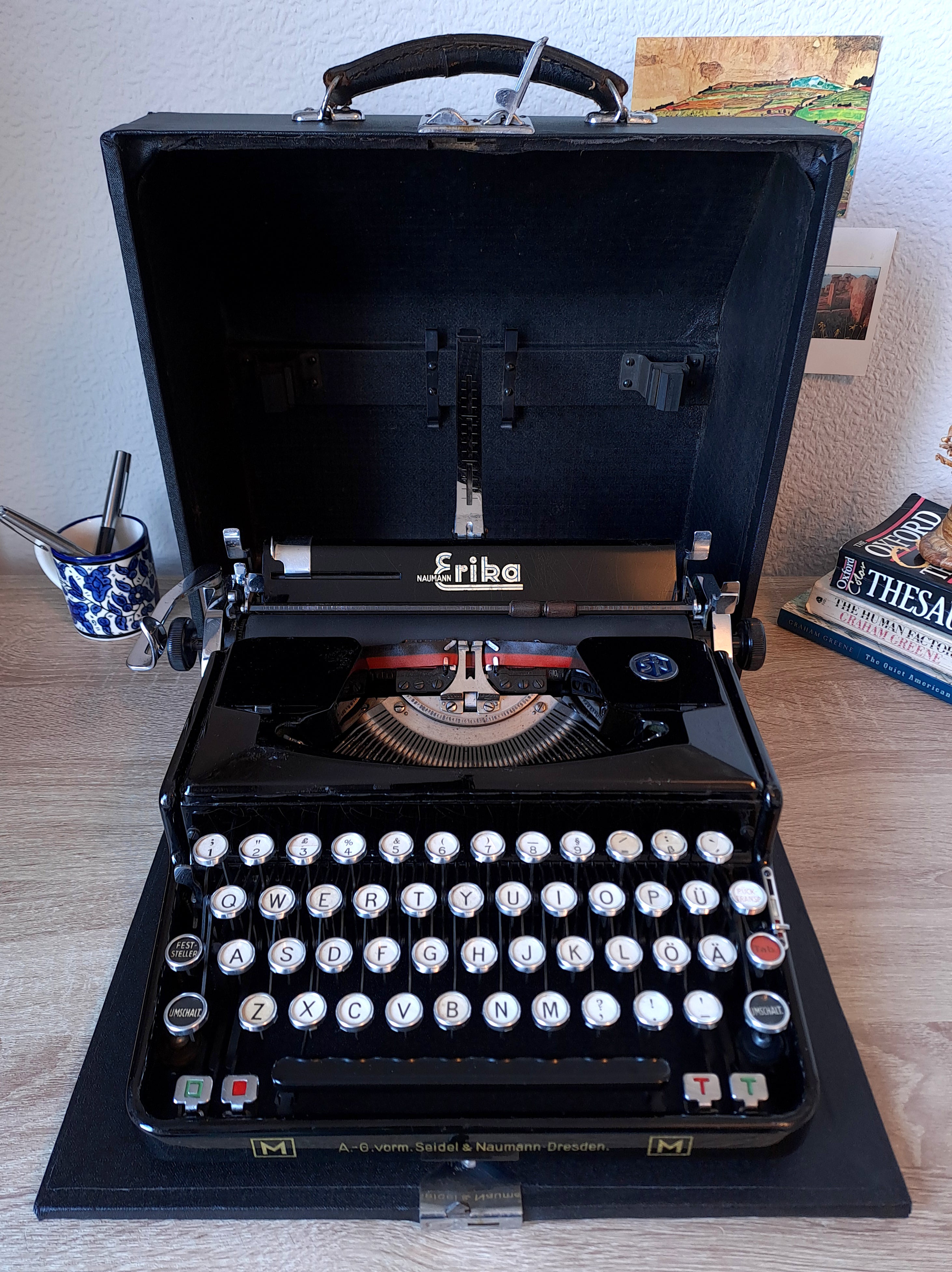 Erika Model M Typewriter, New Platen