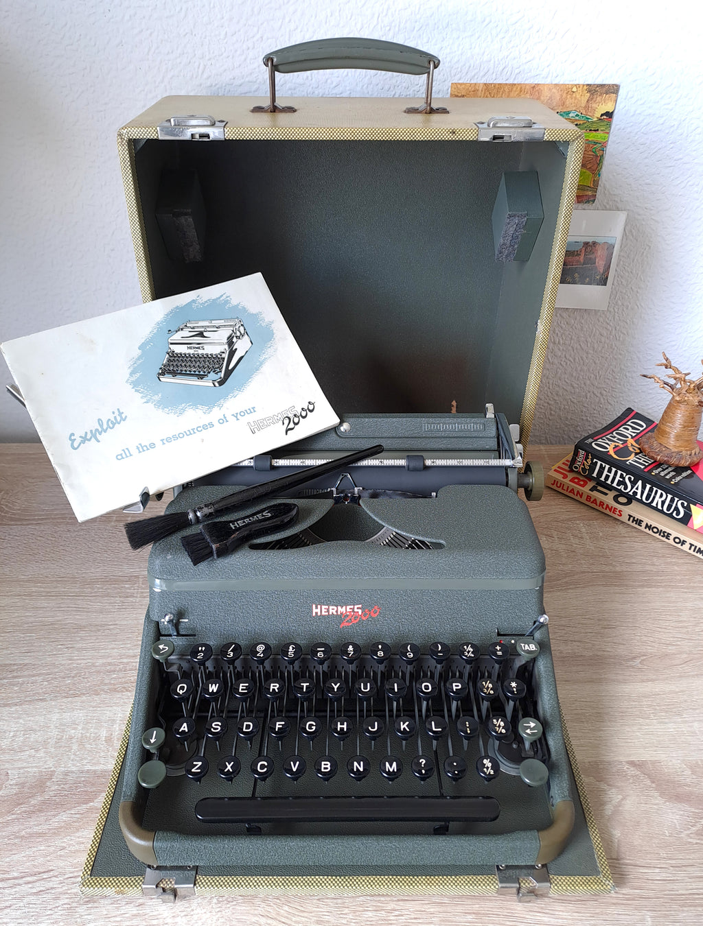 Hermes 2000 Typewriter, New Platen