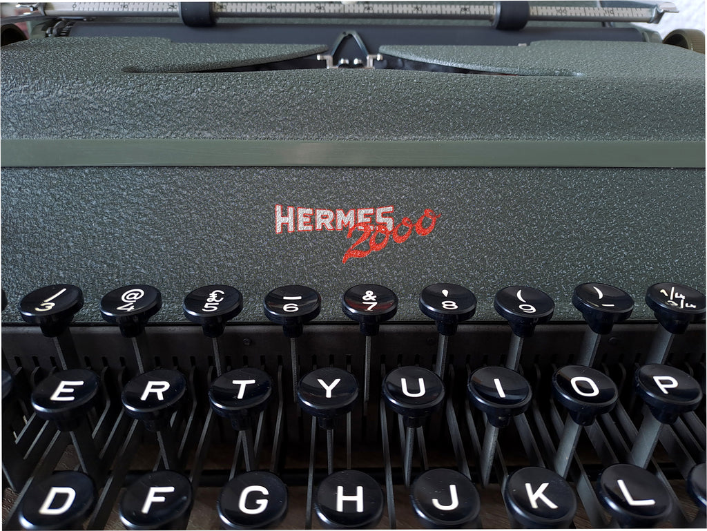 Hermes 2000 Typewriter, New Platen
