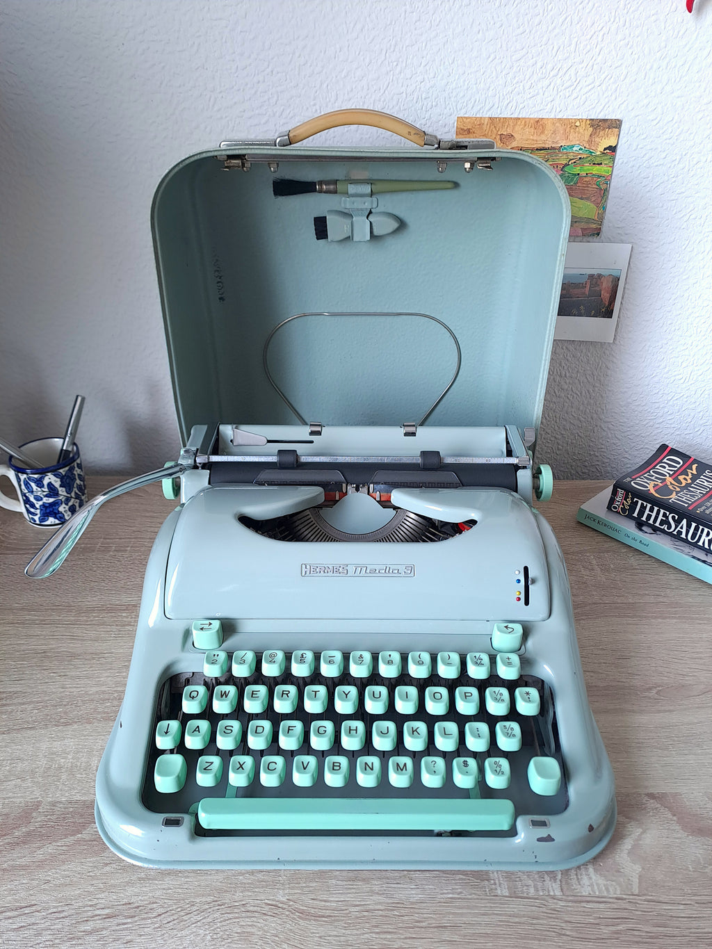 Hermes Media 3 Typewriter, New Platen