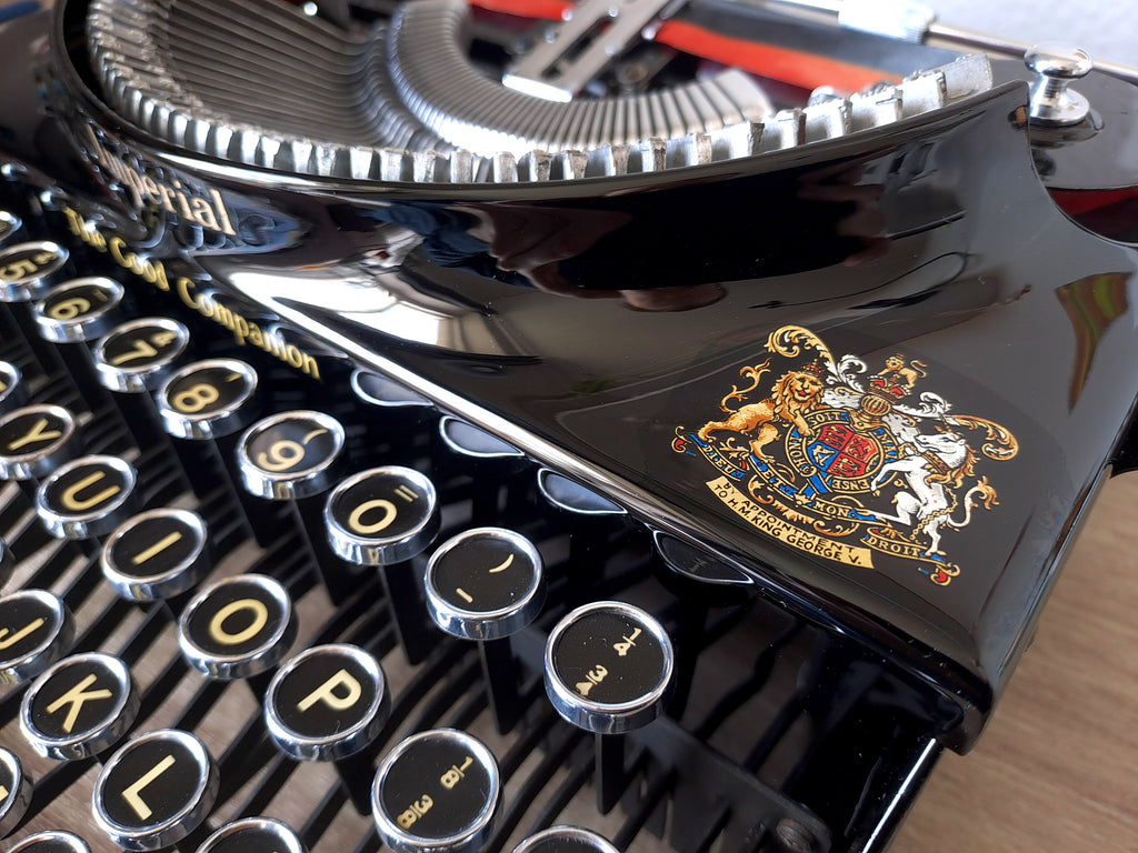 Imperial Good Companion Typewriter, New Platen