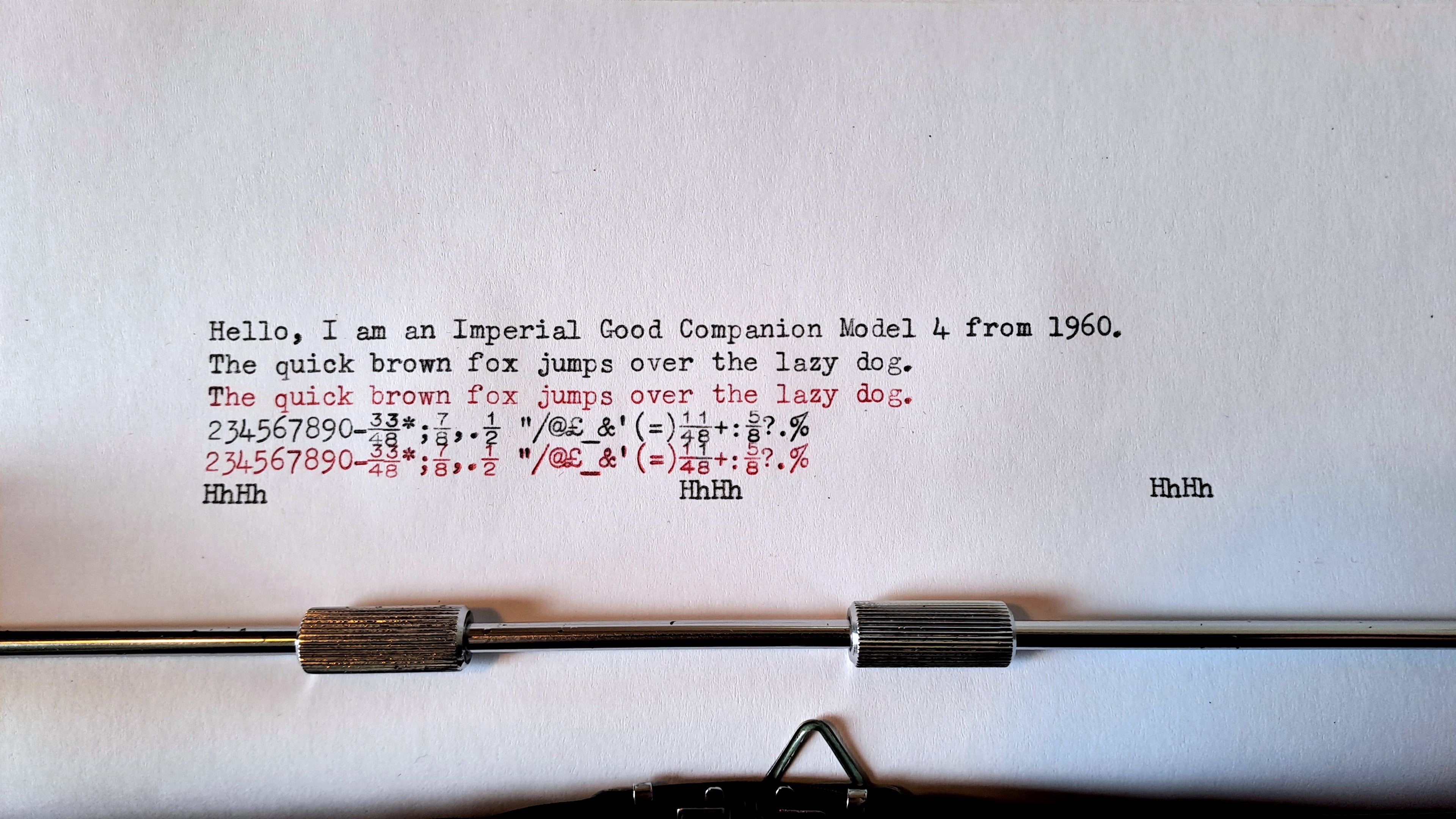 Imperial Good Companion 4 Typewriter