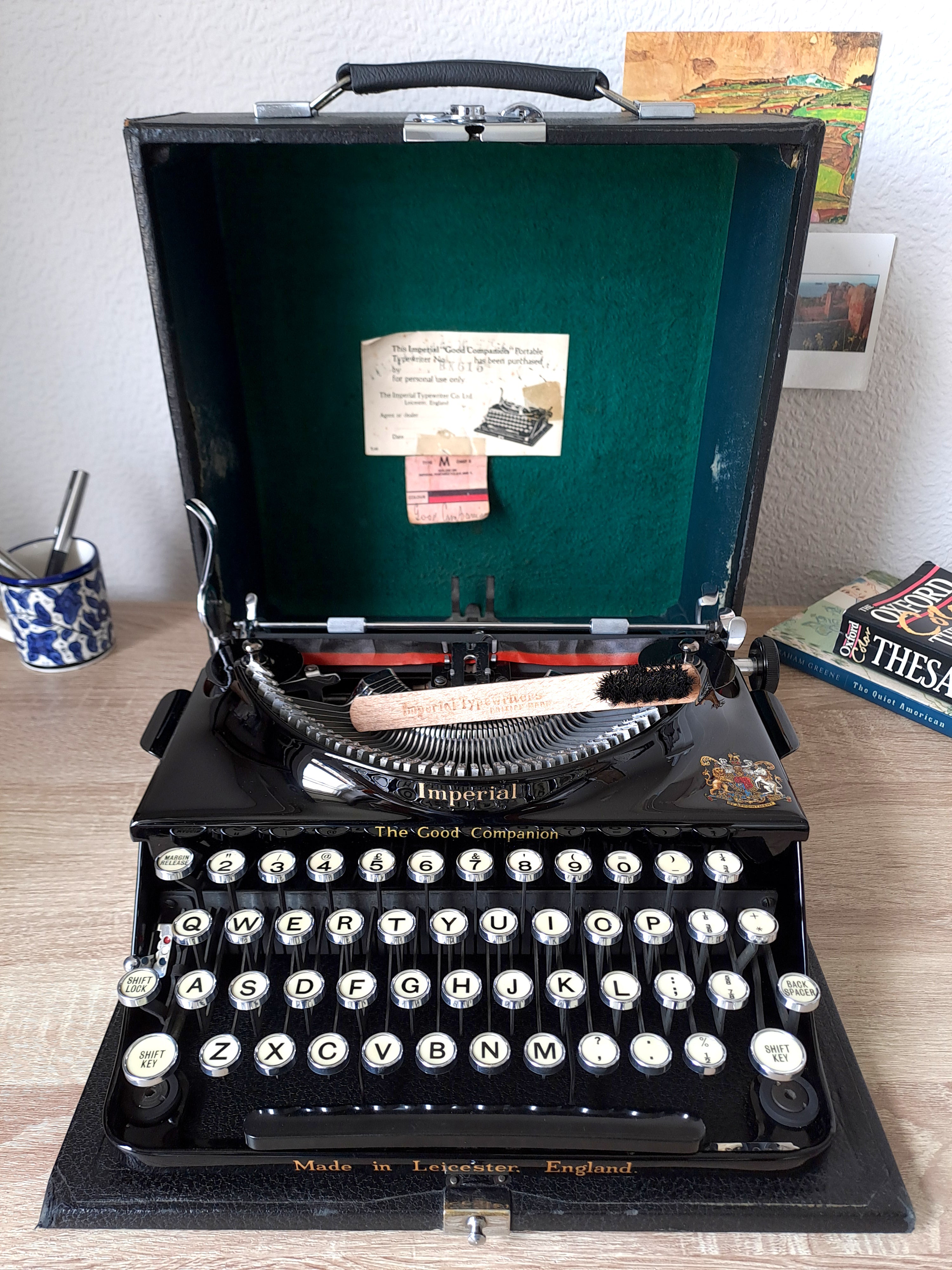 Imperial Good Companion Typewriter, New Platen