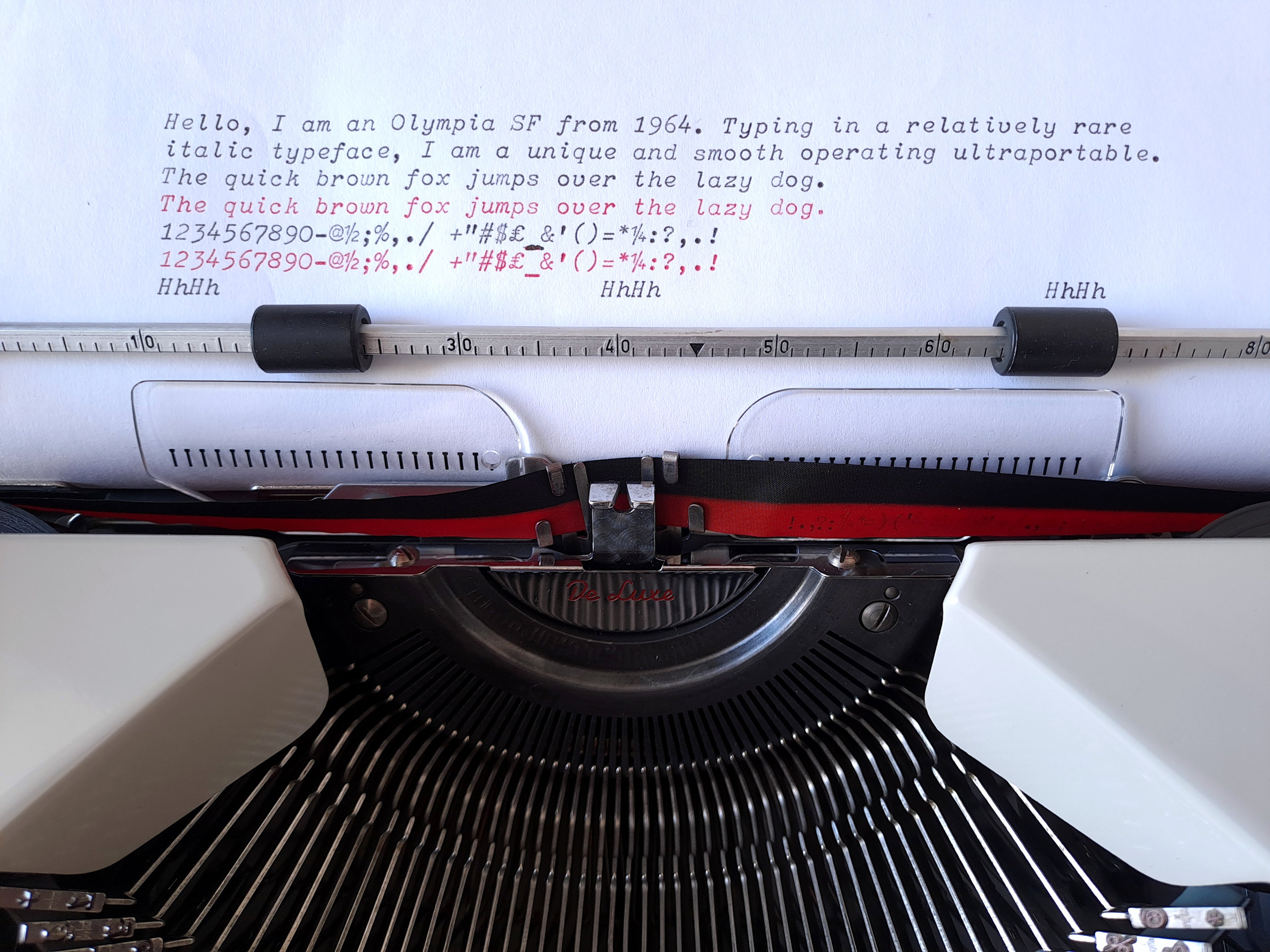 Italic Olympia SF Typewriter