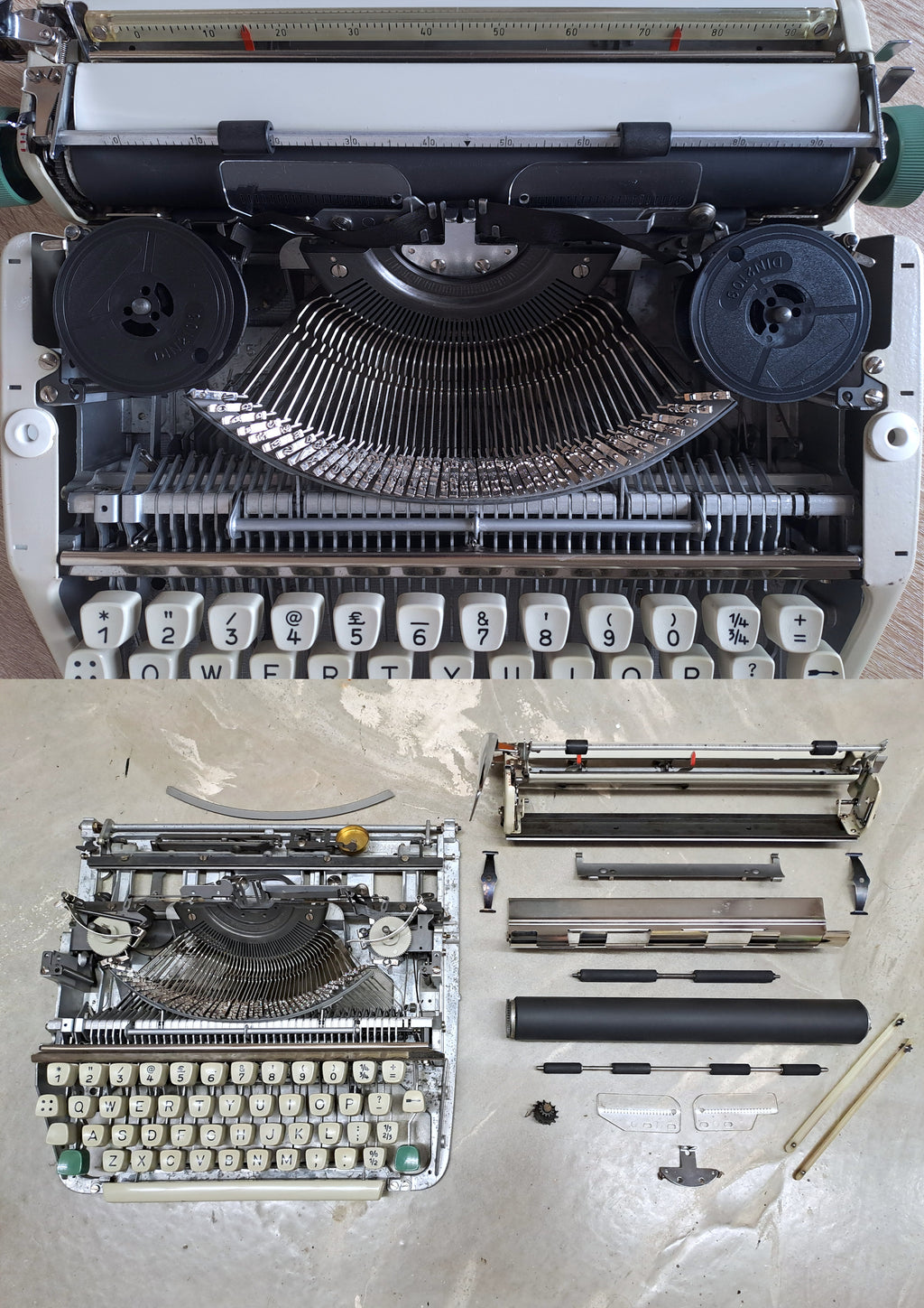 Script (cursive) Olympia Splendid 33 Typewriter