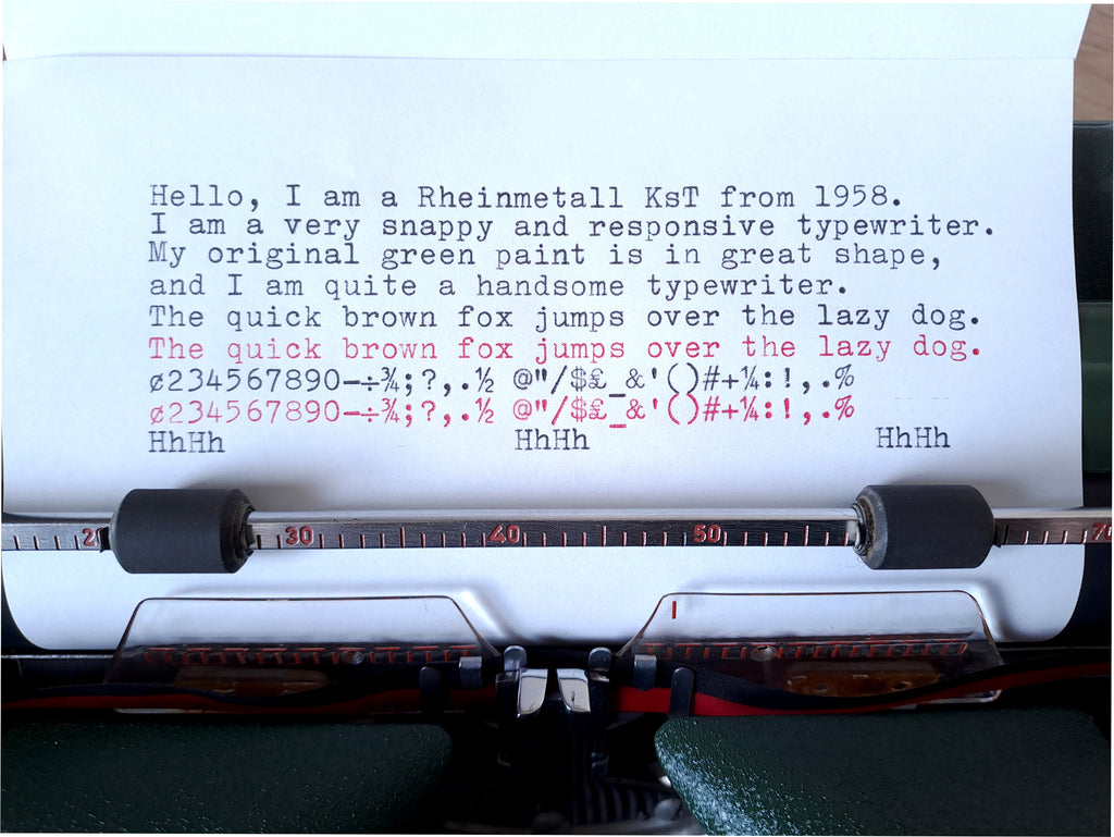 Rheinmetall KsT Typewriter