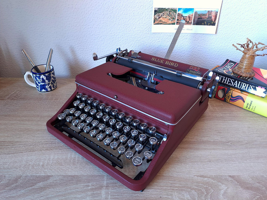 Blue Bird 18 Typewriter
