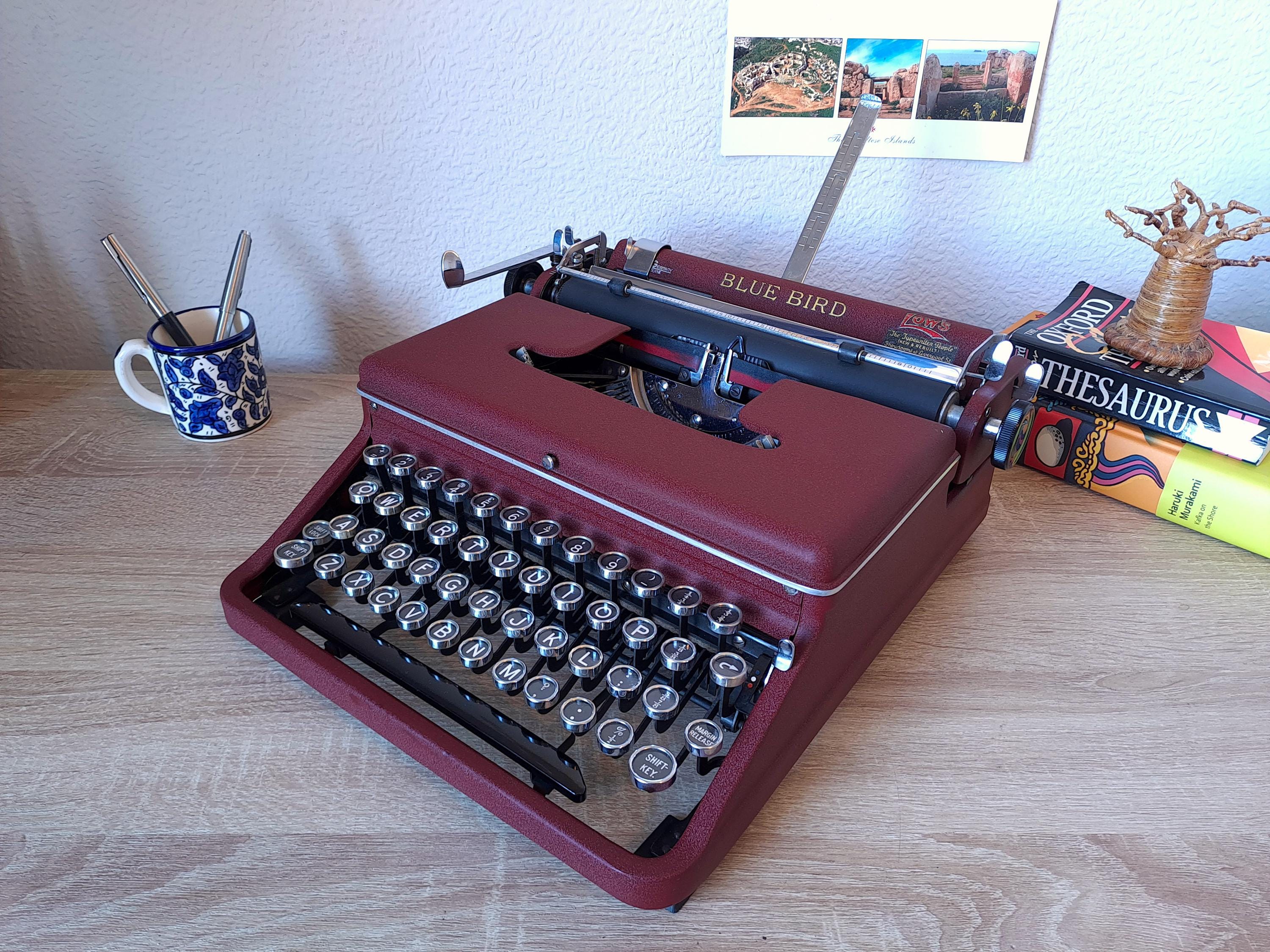 Blue Bird 18 Typewriter